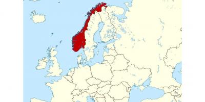 ノルウェーの図 地図ノルウェーは北欧のヨーロッパ