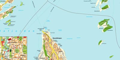 オスロノルウェーの世界地図