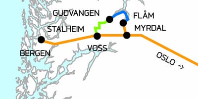 地図ノルウェーのこのように