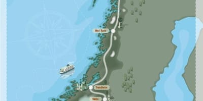 キャンプノルウェーの地図