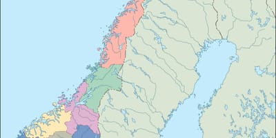 地図ノルウェーのベクトル