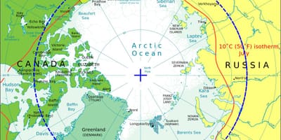 北ノルウェーの地図