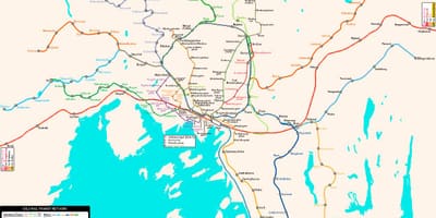 地図のメトロノルウェー