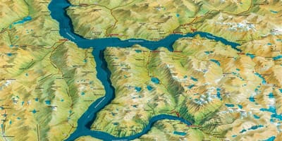 地図geirangerノルウェー