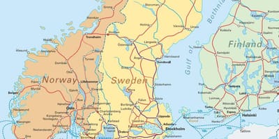 地図narvikノルウェー